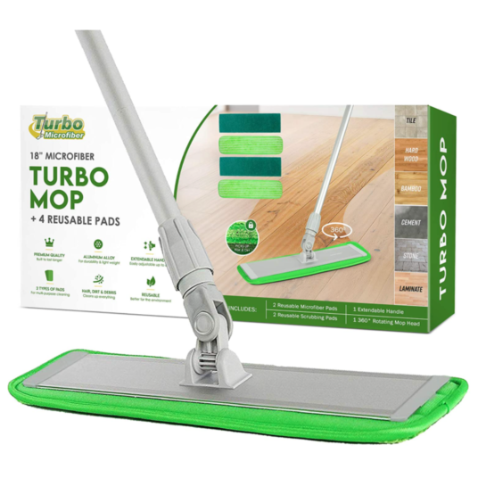 Today only: Turbo microfiber wet mop and cleaning pads starting at $16