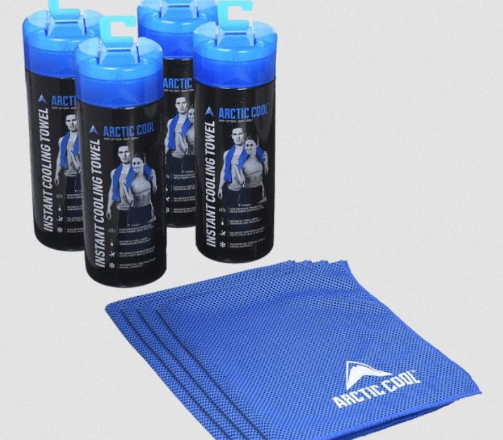 Today only: 4-pack of Arctic Cool instant cooling towels for $22 shipped