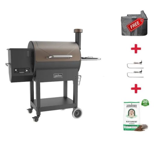 Today only: Asmoke 8-in-1 wood pellet grill plus 20-lb bag of applewood cooking pellets for $425