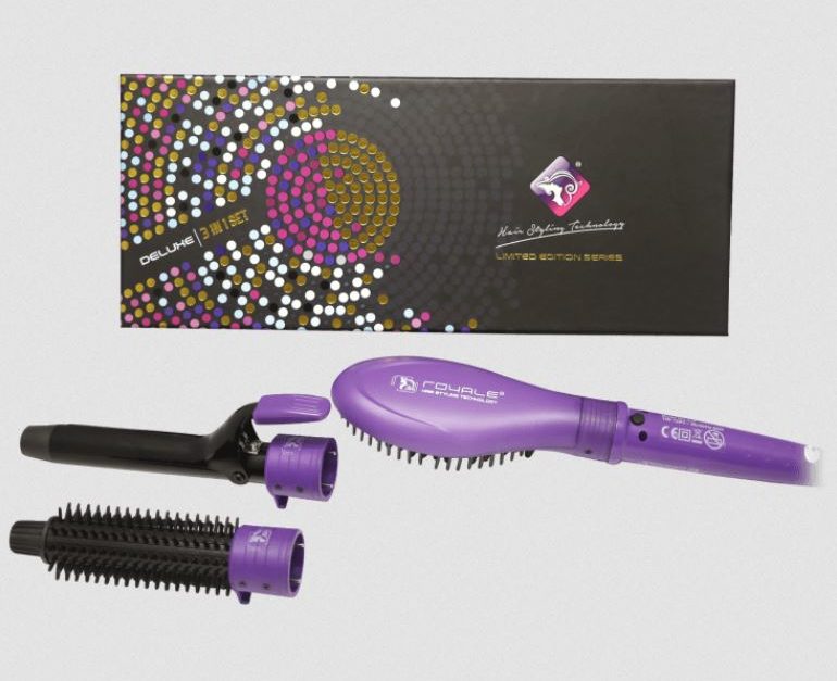 Today only: Royale USA deluxe 3-in-1 heated styling brush, comb & curler for $29 shipped
