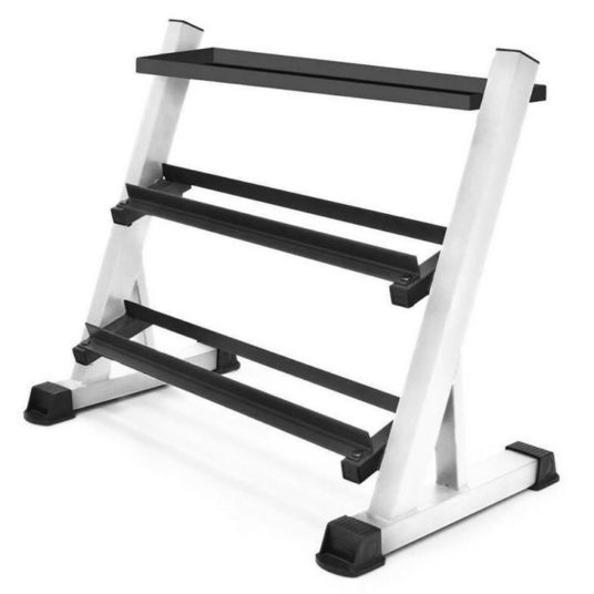 Marcy 3-tier dumbbell weight rack storage stand for $87