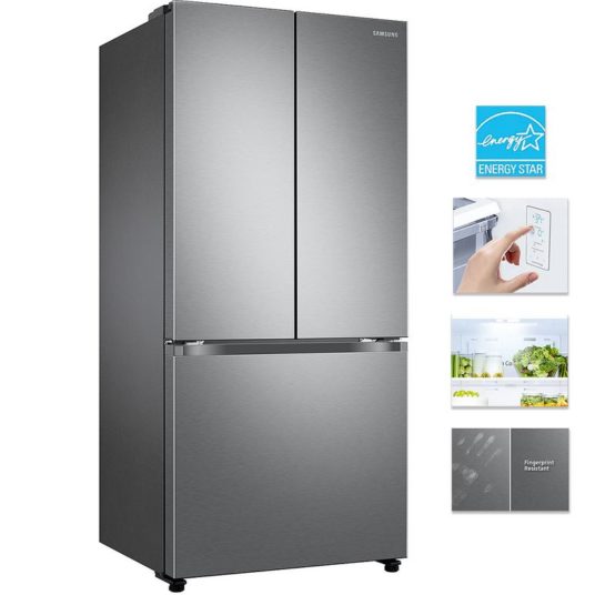 Samsung 33 in. 18 cu. ft. 3-door refrigerator for $1,169