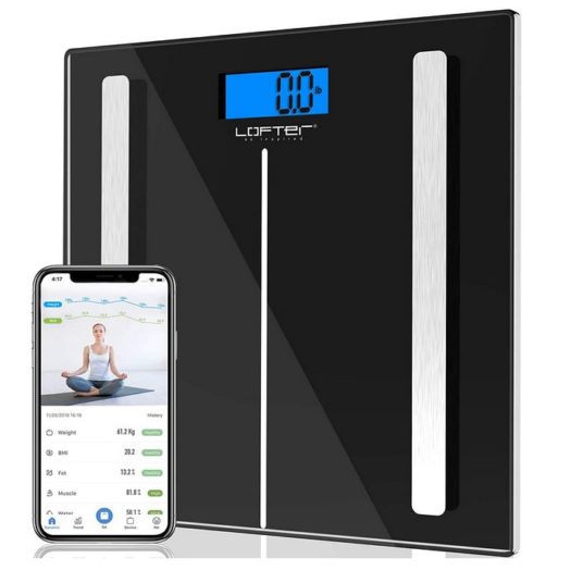 Lofter Bluetooth body fat scale for $14