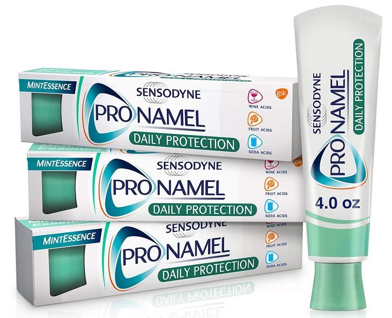 3-pack Sensodyne Pronamel daily protection enamel toothpaste for $9