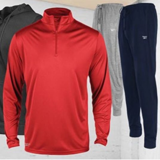 Today only: Reebok men’s apparel from $16