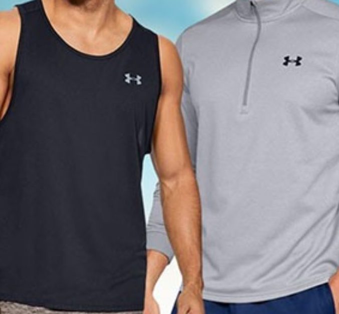Today only: Under Armour apparel from $18