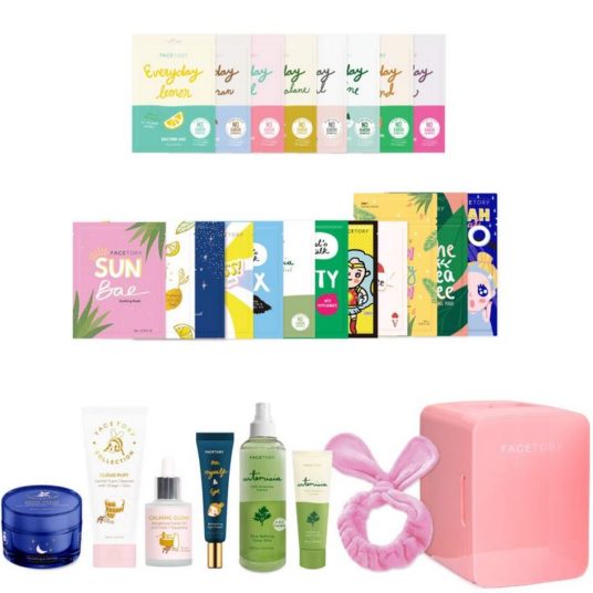 Today only: FaceTory sheet mask skincare and beauty products from $4