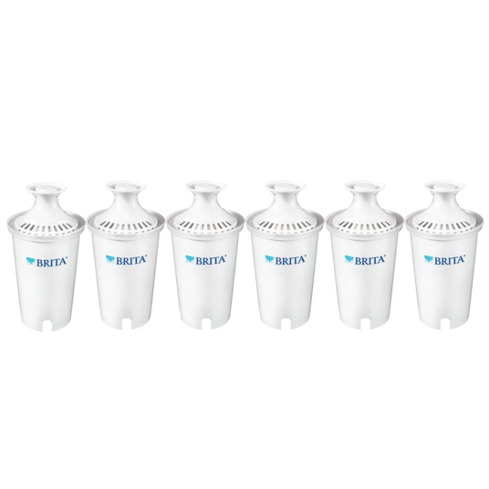 Brita 6-pack replacement water filters for $18
