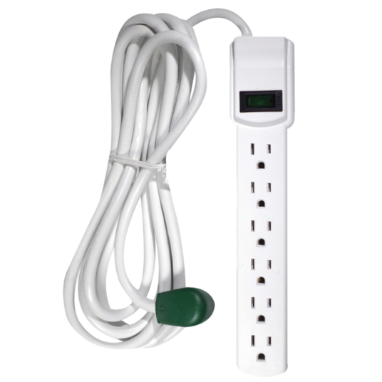 GoGreen Power 12′ outlet surge protector for $6