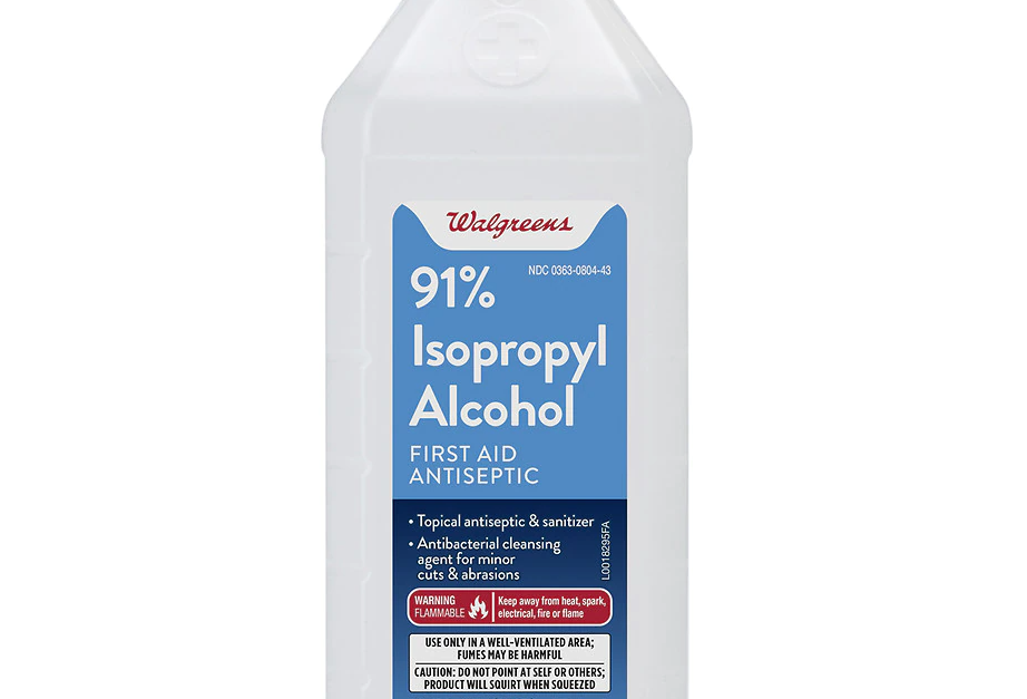 In-store: 2-pack 16-oz. Walgreens 91% isopropyl alcohol for $1.48