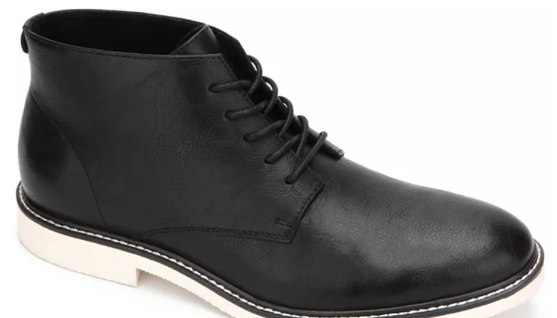 Today only: Kenneth Cole men’s Peyton Chukka boots for $21
