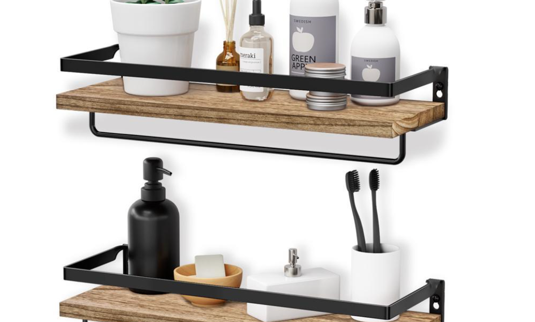 Today only: Homemaxs wall-mounted shelves for $22