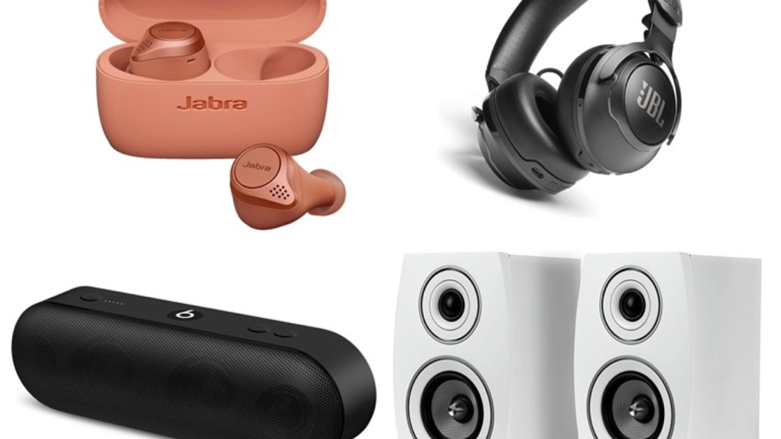 Today only: Headphones and speakers from $60