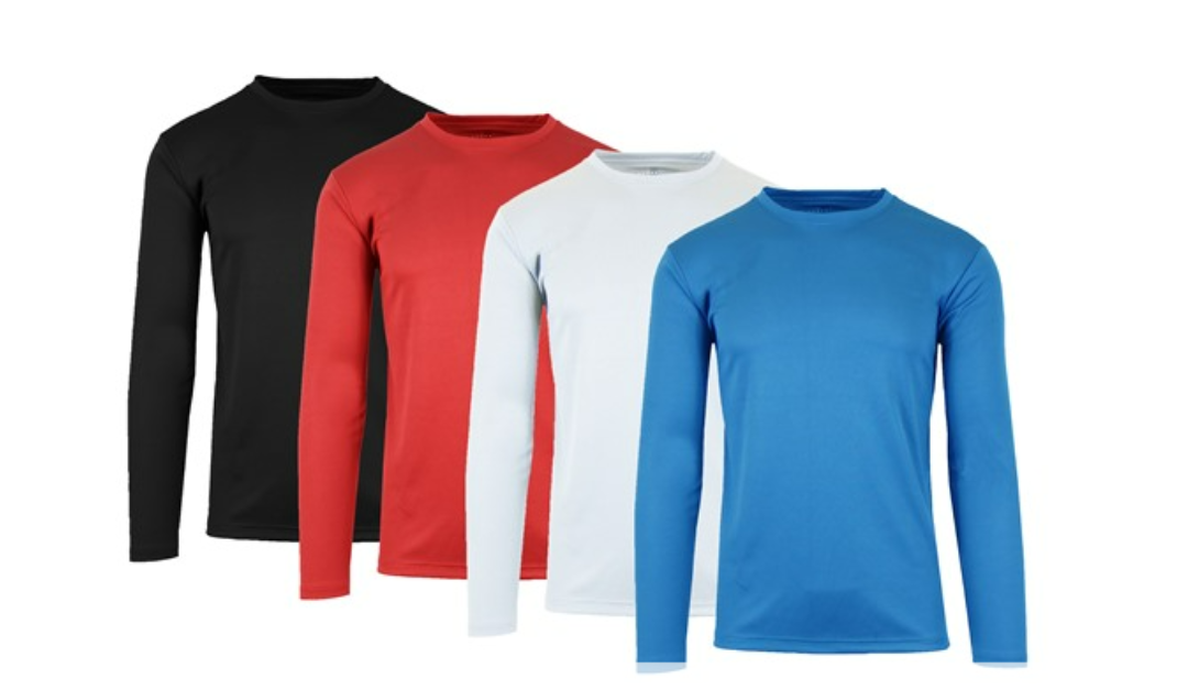 Today only: Moisture-wicking long sleeve tees from $25 at Woot