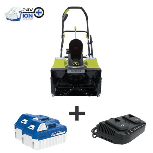 Snow Joe 48-volt iON+ cordless snow blower kit for $199