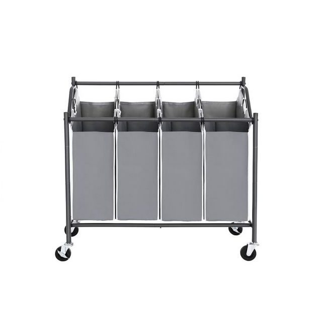 Today only: Songmics heavy duty laundry sorter carts from $28