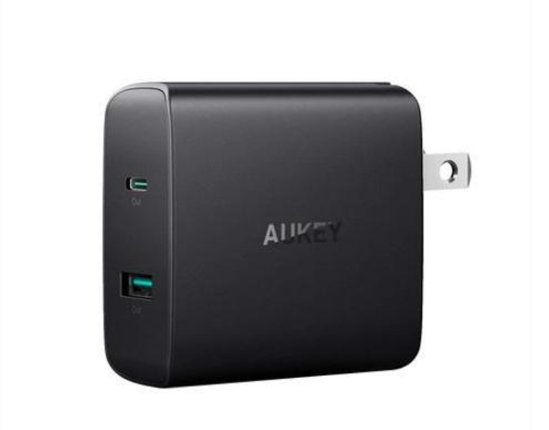 Today only: Aukey 2-Port 56.5W USB-C charger with power delivery 3.0 for $17