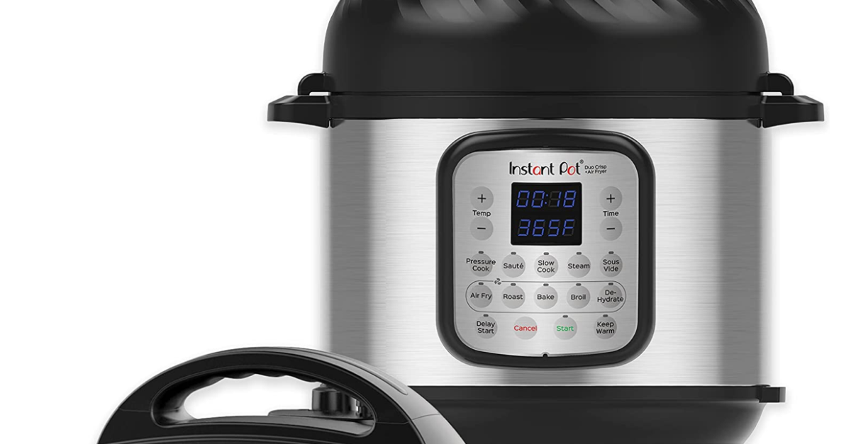Today only: Instant Pot 8-quart 11-in-1 Air Fryer Duo Crisp + electric pressure cooker for $113