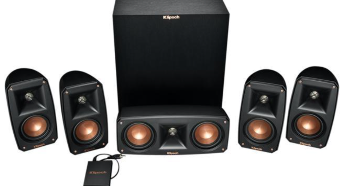 Today only: Klipsch Reference Theater Pack 5.1 channel surround sound system for $269