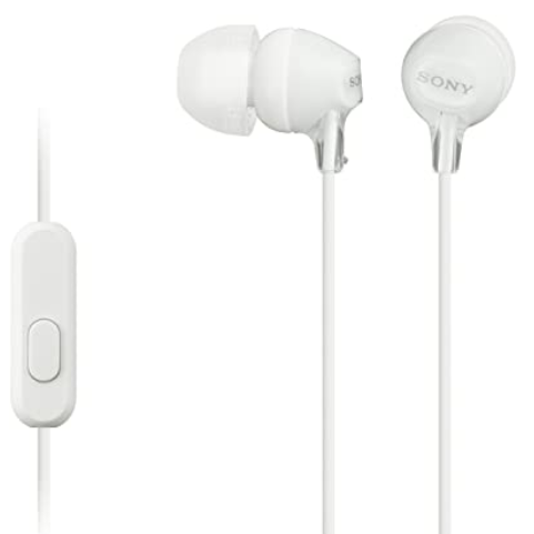 Sony MDREX15AP in-ear earbud headphones with mic for $8