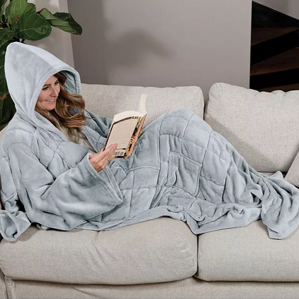 Ella Jayne wearable weighted snuggle blanket for $32, free shipping