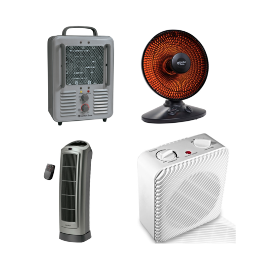 Space heaters from $16 at Walmart