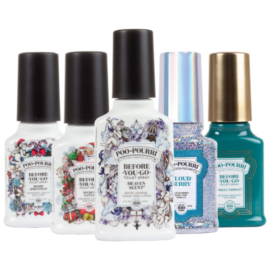 Today only: 5-pack of Poo-Pourri holiday scents for $30 shipped