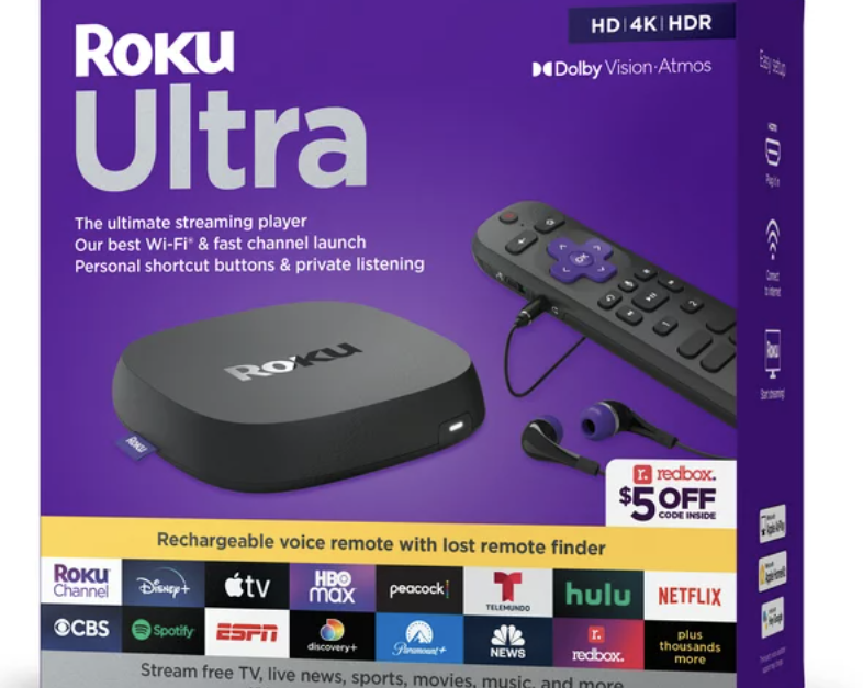 Roku Ultra 4K streaming media player for $69