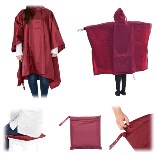 Today only: Slicker Seat premium poncho with stadium seat coverage 4-pack for $23 shipped