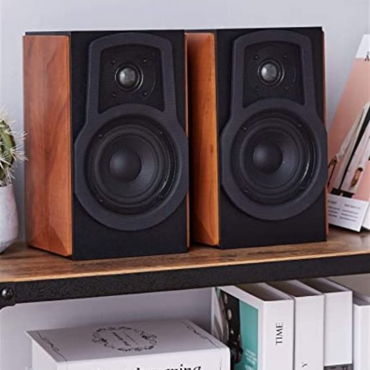 Amazon Basics passive bookshelf speakers for $30