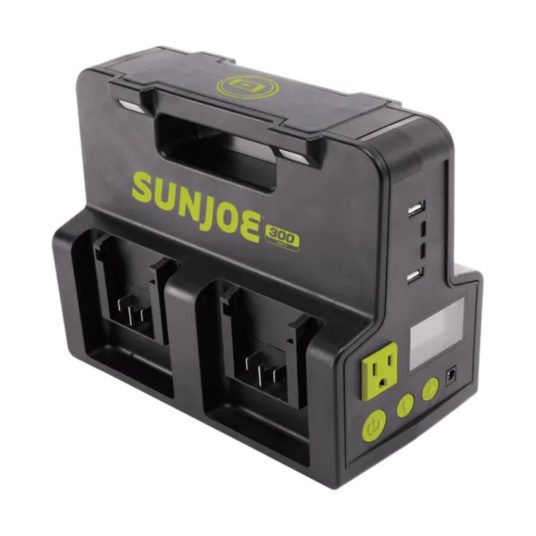 Sun Joe 24-volt iON+ cordless portable powered inverter for $159