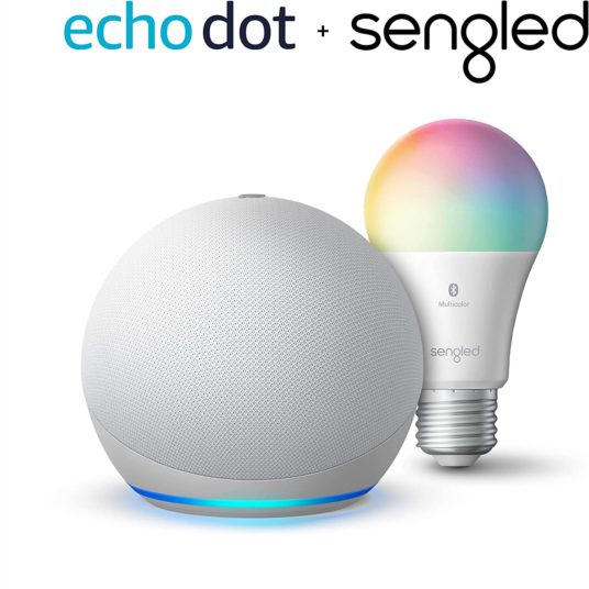 Prime members: Amazon Echo Dot + FREE Sengled smart Wi-Fi LED bulb for $20