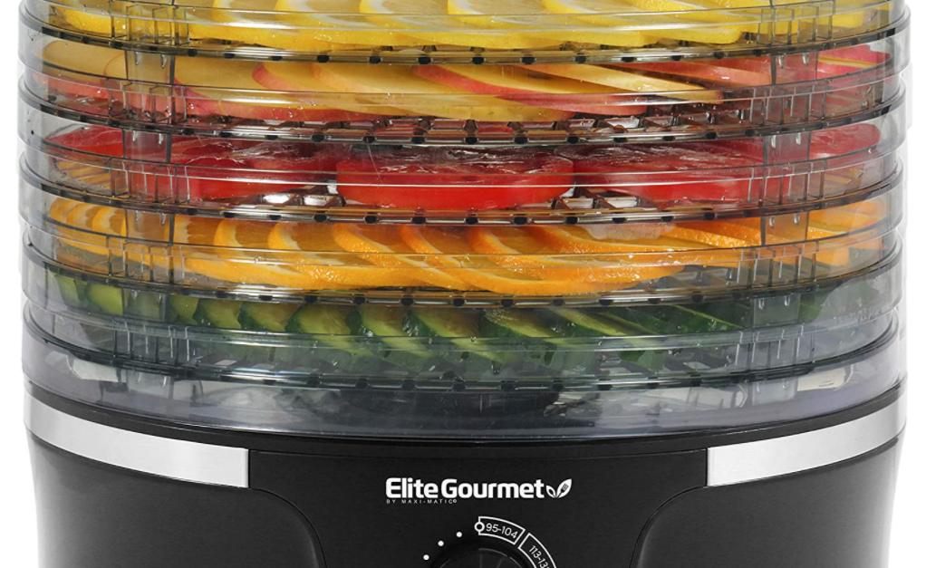 Elite Gourmet 5-tier food dehydrator for $36