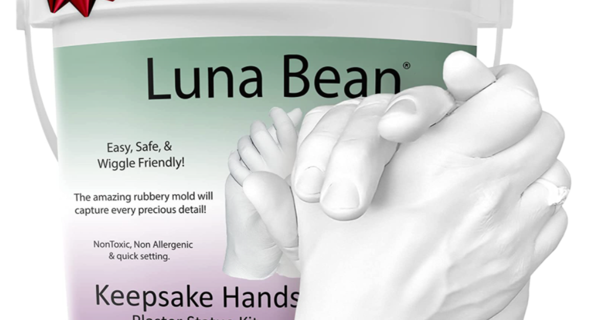 Luna Bean keepsake hands casting kit for $25