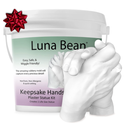 Luna Bean keepsake hands casting kit for $25