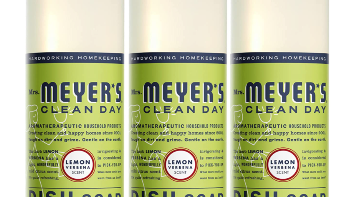 Today only: 3-pack of 16-oz Mrs. Meyer’s Clean Day liquid dish soap for $7
