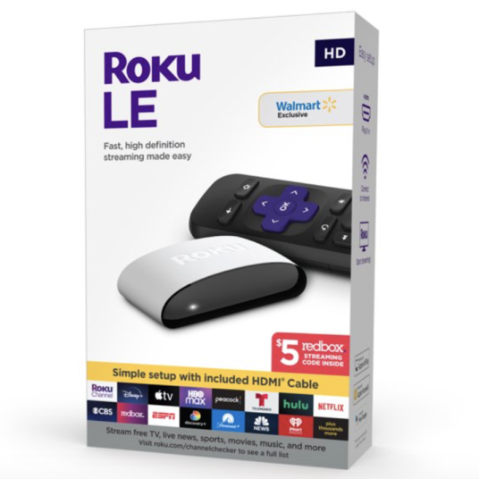 Roku LE streaming media player for $15