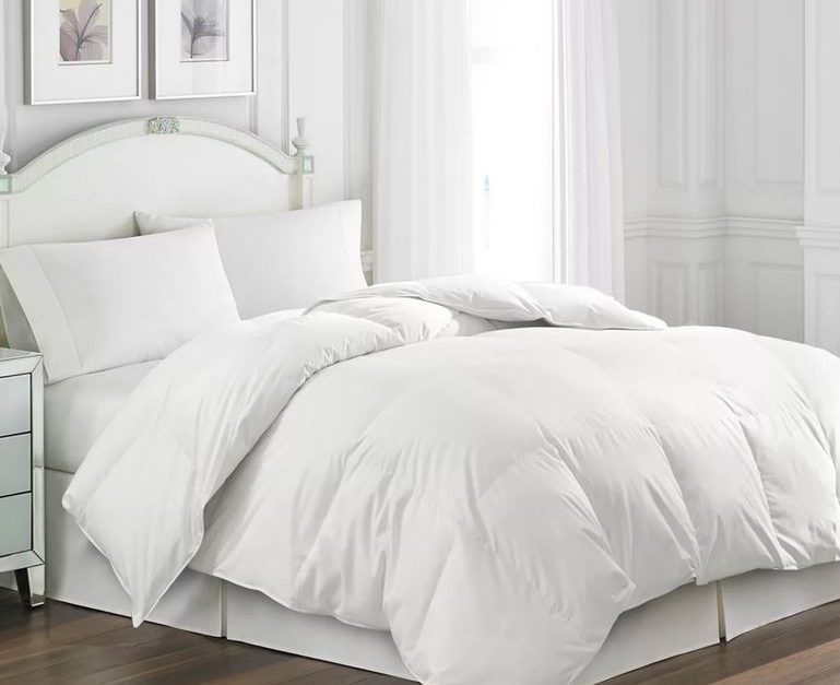 Hotel Suite white goose feather & down comforters from $33