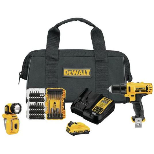 Today only: Dewalt 2-tool 12-volt max power tool combo kit with soft case for $89