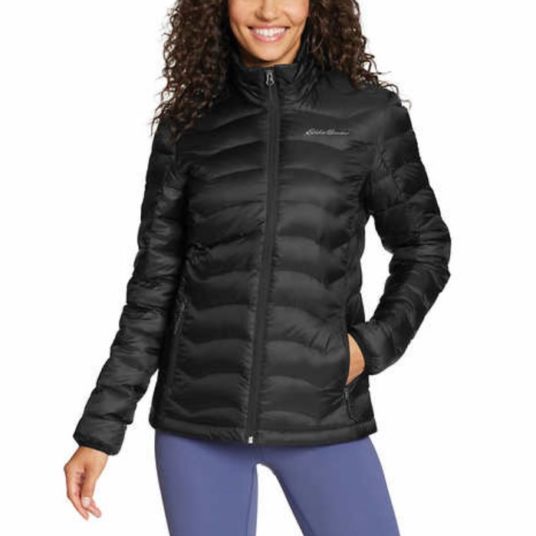 Eddie Bauer ladies’ down jacket for $37 shipped