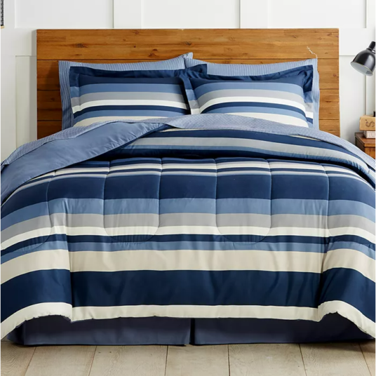 Any-size 8-piece reversible comforter sets from $25
