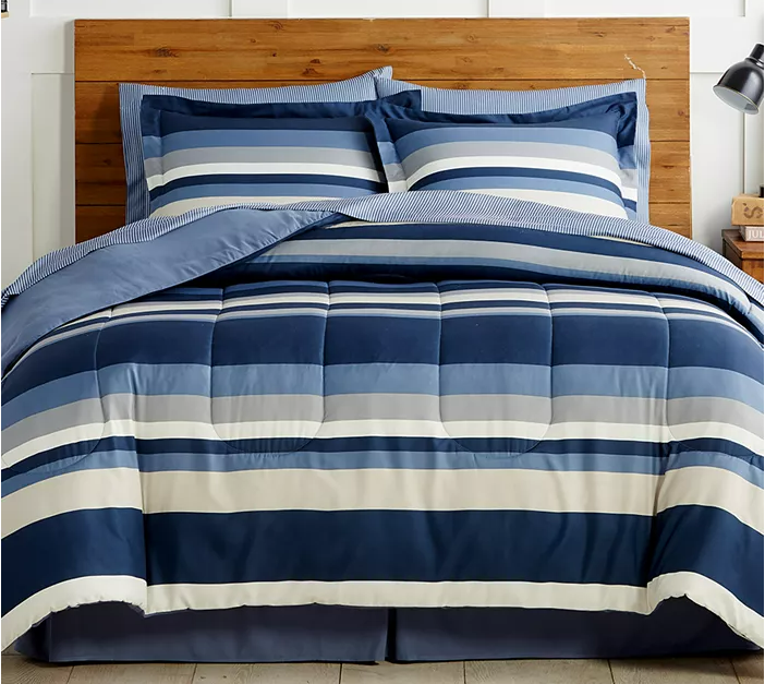 Any-size 8-piece reversible comforter sets from $28