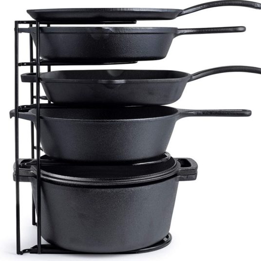 Today only: Cuisinel 5-tier pan rack organizers from $19