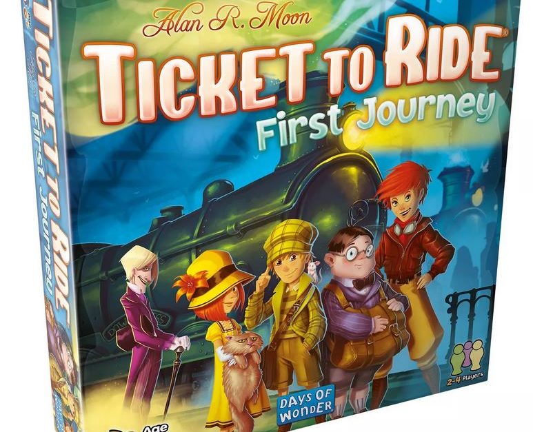 Ticket to Ride First Journey board game for $11