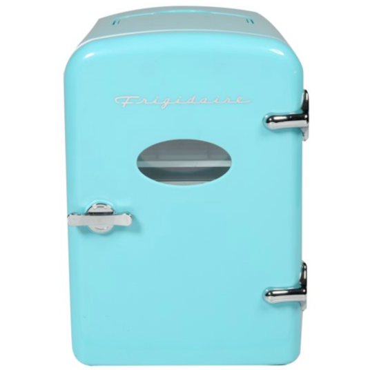Frigidaire portable retro 9-can mini fridge for $24