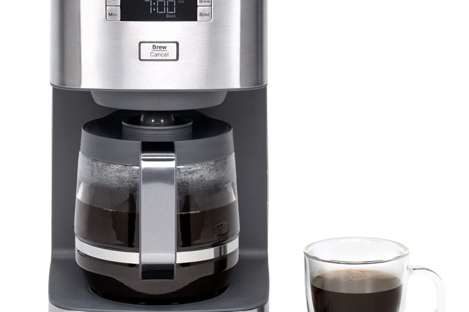 GE 12-cup stainless steel drip coffee maker for $29