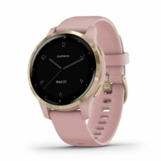 Garmin Vivoactive 4S smartwatch in Dust Rose for $187