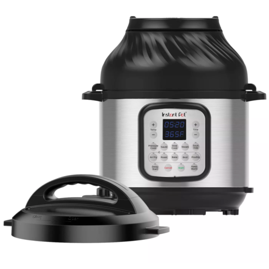 Instant Pot Duo 6-quart Duo Crisp 11-in-1 electric pressure cooker with air fryer lid for $80