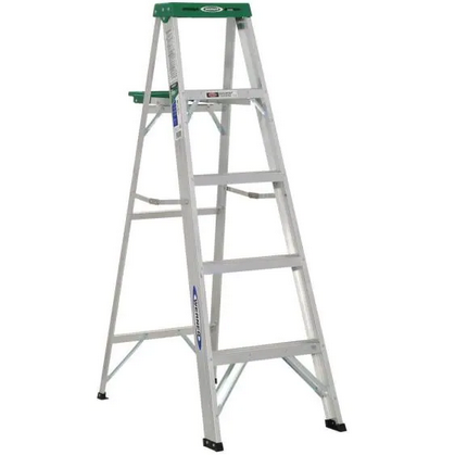 Werner 5-ft. aluminum step ladder with 225 lb. load capacity Type II for $30
