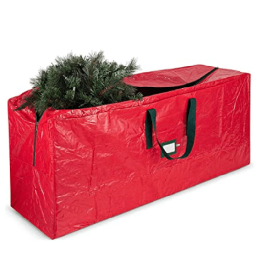 Large Christmas tree storage bag for trees up to 9-ft for $11